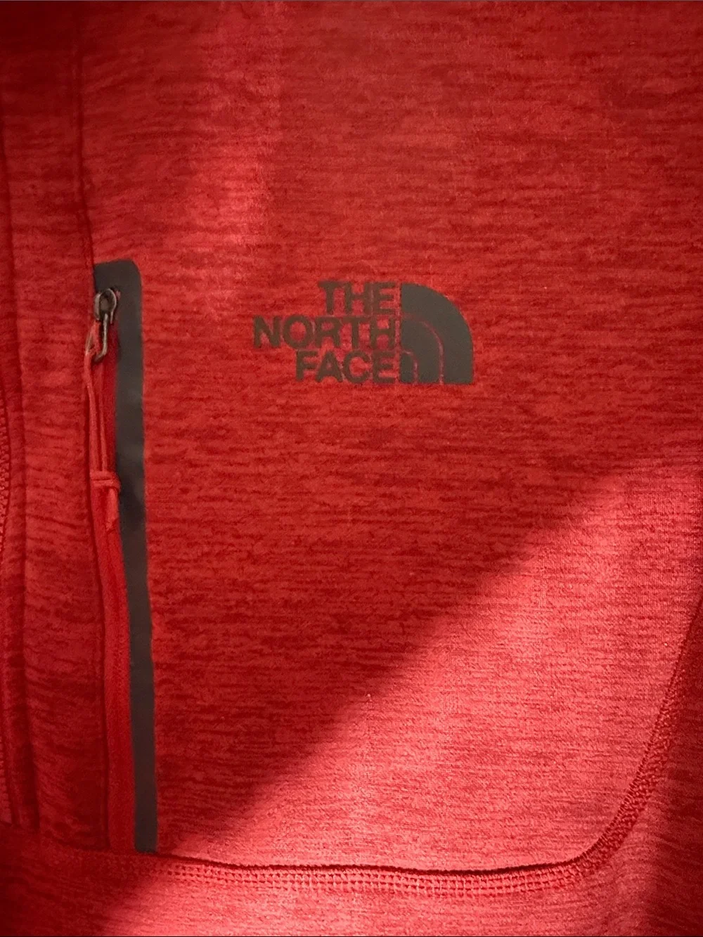 The North Face Red Half-Zip Pullover Sweater